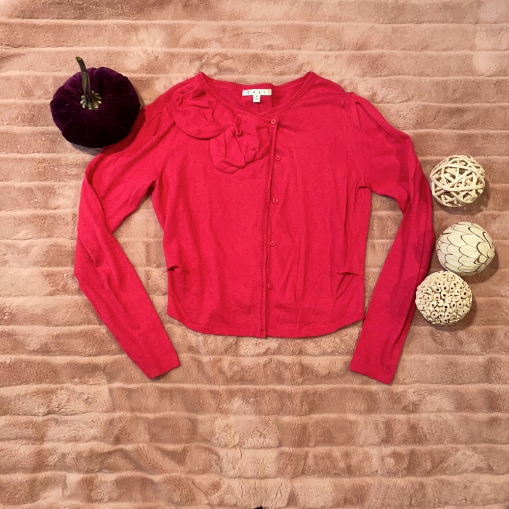 Super cute lightweight hot pink cardigan